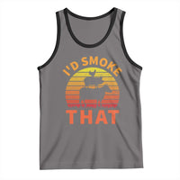 Funny BBQ Tank Top I'd Smoke That Barbecue Retro Grilling Gifts