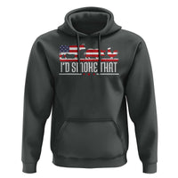 BBQ Hoodie 4th July I'd Smoke That Patriot Barbeque Cook Chef