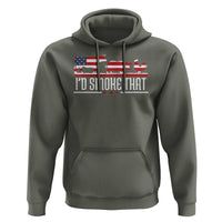 BBQ Hoodie 4th July I'd Smoke That Patriot Barbeque Cook Chef