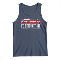 BBQ Tank Top 4th July I'd Smoke That Patriot Barbeque Cook Chef