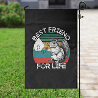 Squirrel Lover Garden Flag Funny Vintage Squirrel Gift Best Friend For Life
