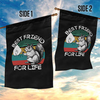 Squirrel Lover Garden Flag Funny Vintage Squirrel Gift Best Friend For Life