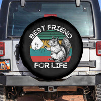 Squirrel Lover Spare Tire Cover Funny Vintage Squirrel Gift Best Friend For Life
