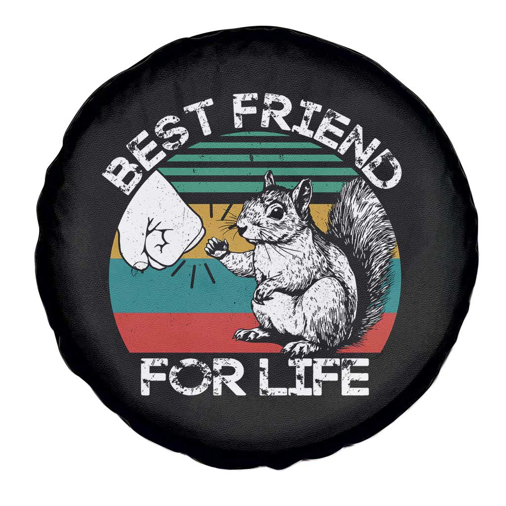 Squirrel Lover Spare Tire Cover Funny Vintage Squirrel Gift Best Friend For Life
