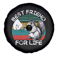 Squirrel Lover Spare Tire Cover Funny Vintage Squirrel Gift Best Friend For Life