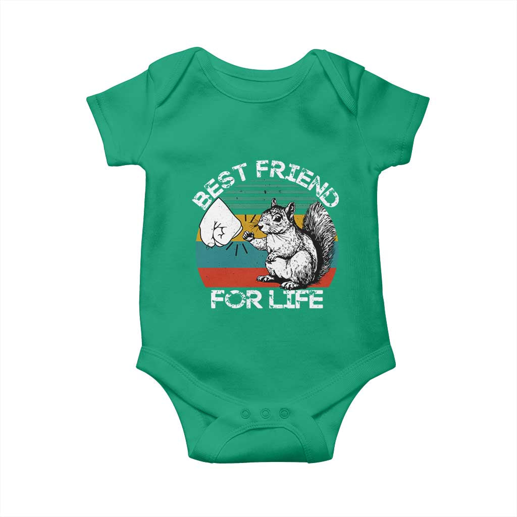 Squirrel Lover Baby Onesie Funny Vintage Squirrel Gift Best Friend For Life