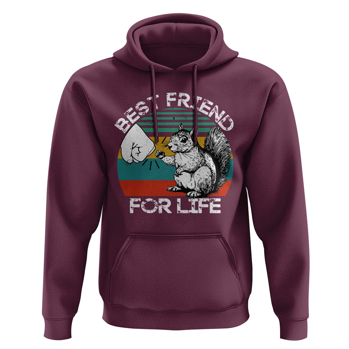 Squirrel Lover Hoodie Funny Vintage Squirrel Gift Best Friend For Life