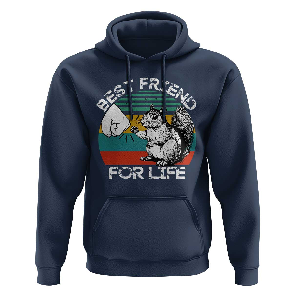 Squirrel Lover Hoodie Funny Vintage Squirrel Gift Best Friend For Life