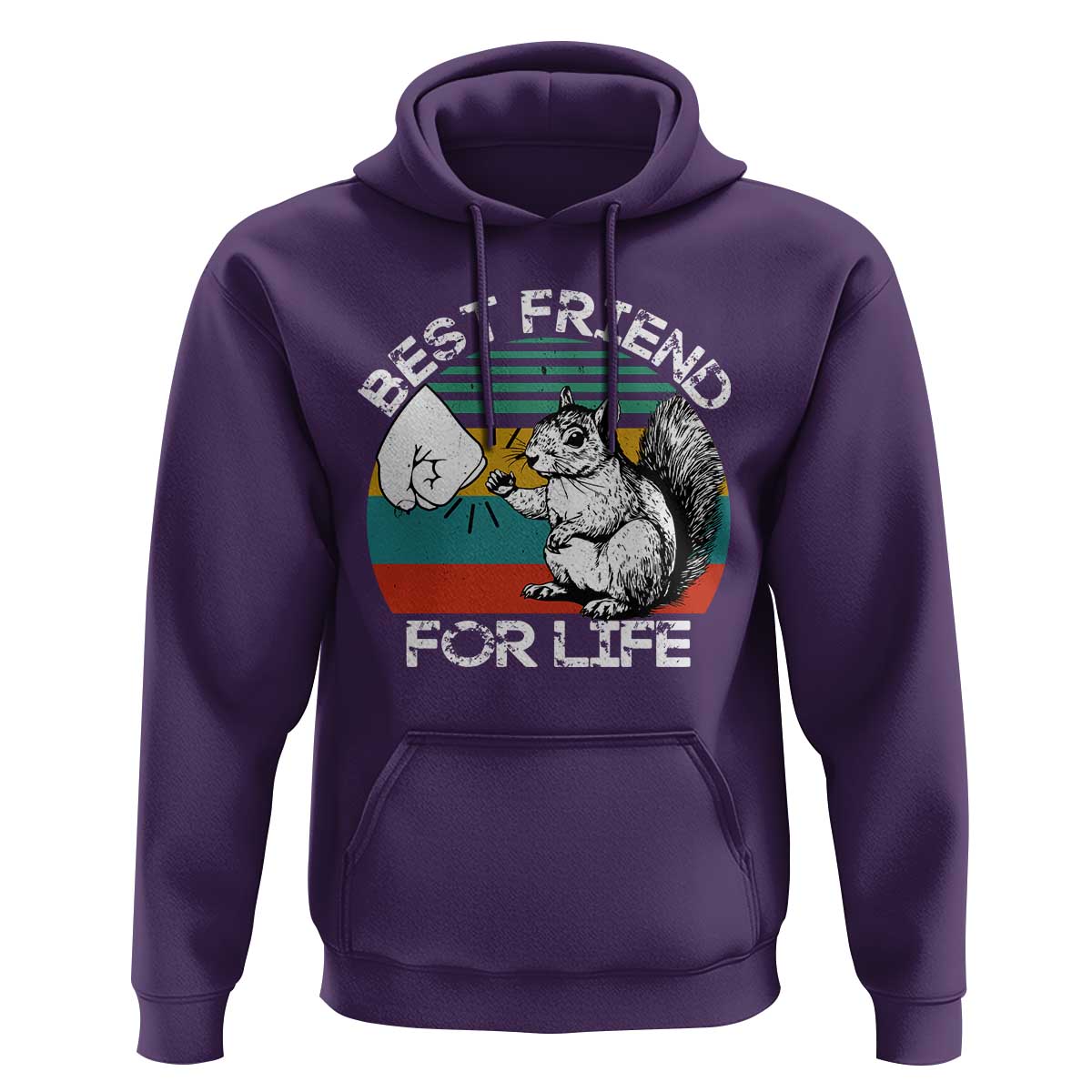 Squirrel Lover Hoodie Funny Vintage Squirrel Gift Best Friend For Life