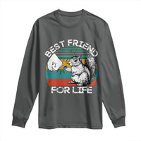 Squirrel Lover Long Sleeve Shirt Funny Vintage Squirrel Gift Best Friend For Life