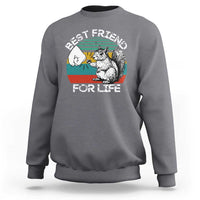 Squirrel Lover Sweatshirt Funny Vintage Squirrel Gift Best Friend For Life