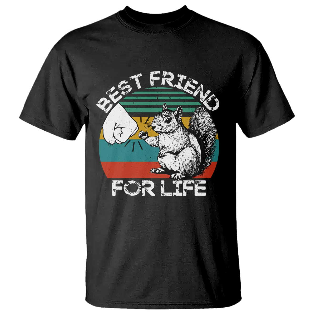 Squirrel Lover T Shirt Funny Vintage Squirrel Gift Best Friend For Life
