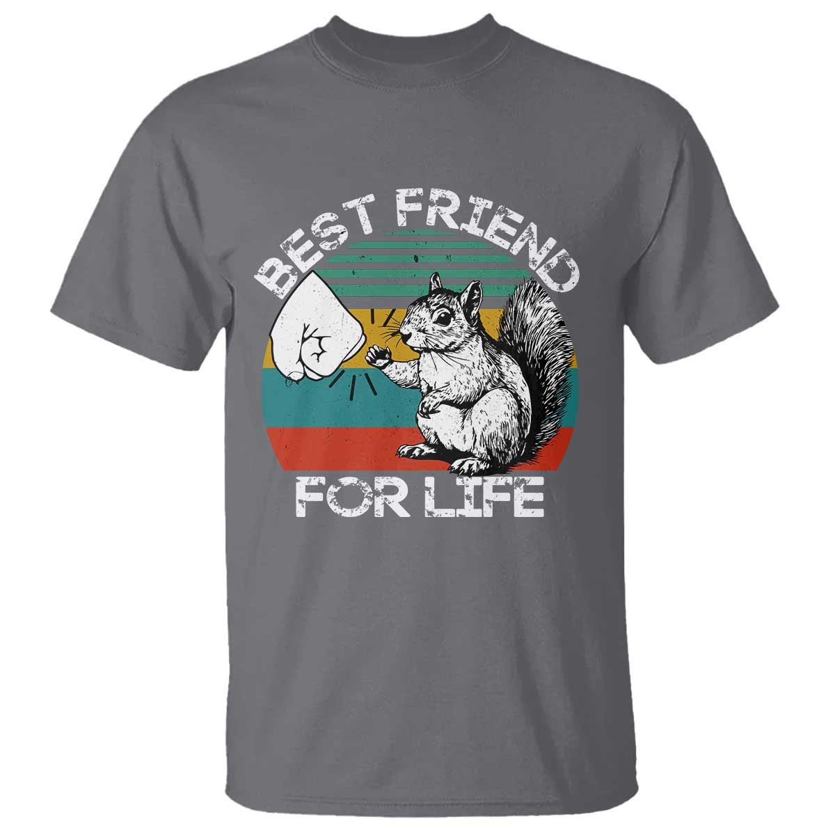 Squirrel Lover T Shirt Funny Vintage Squirrel Gift Best Friend For Life