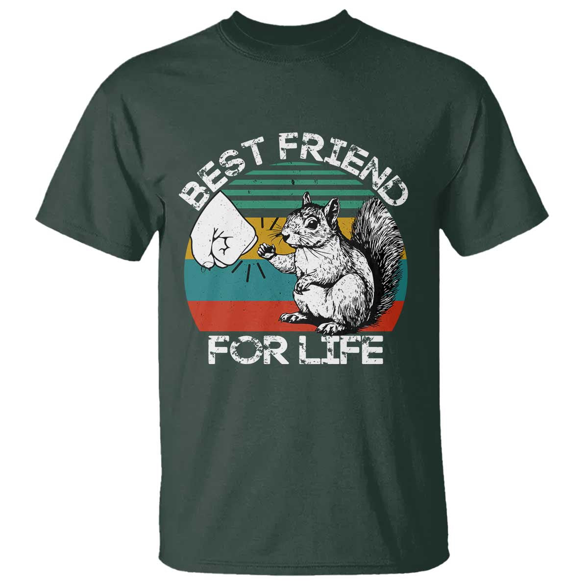 Squirrel Lover T Shirt Funny Vintage Squirrel Gift Best Friend For Life