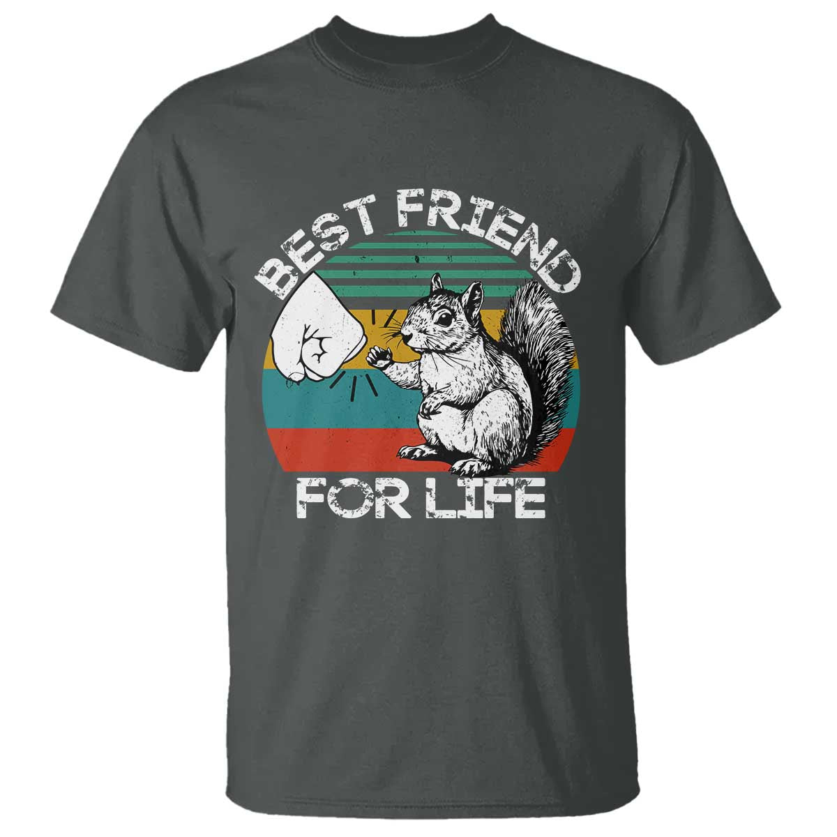 Squirrel Lover T Shirt Funny Vintage Squirrel Gift Best Friend For Life