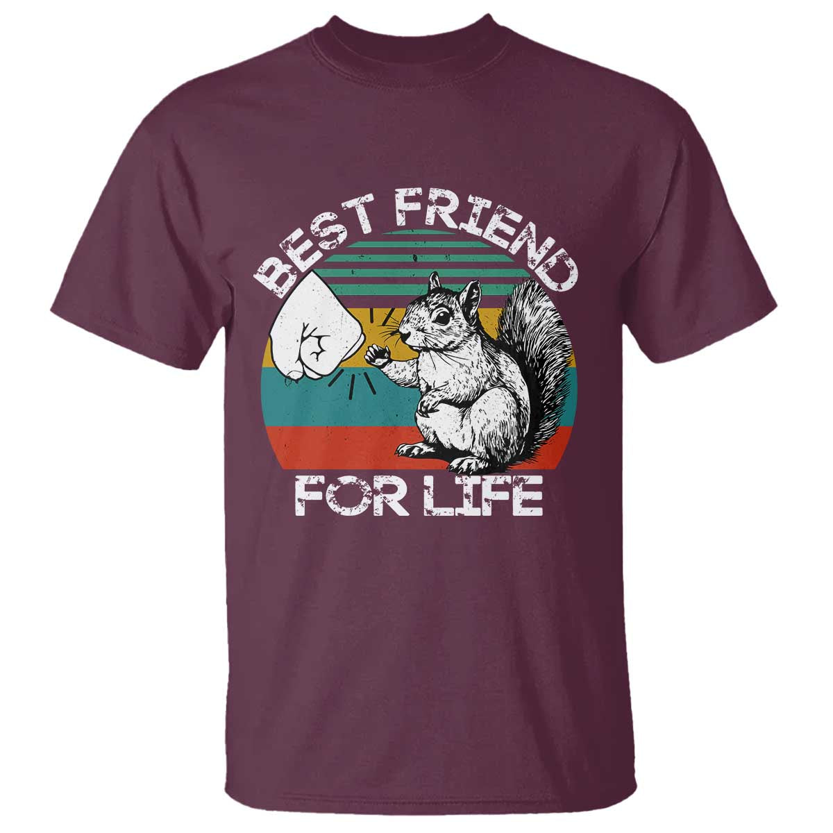 Squirrel Lover T Shirt Funny Vintage Squirrel Gift Best Friend For Life