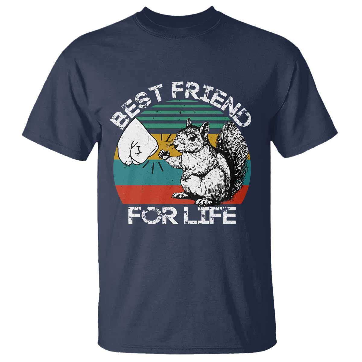 Squirrel Lover T Shirt Funny Vintage Squirrel Gift Best Friend For Life