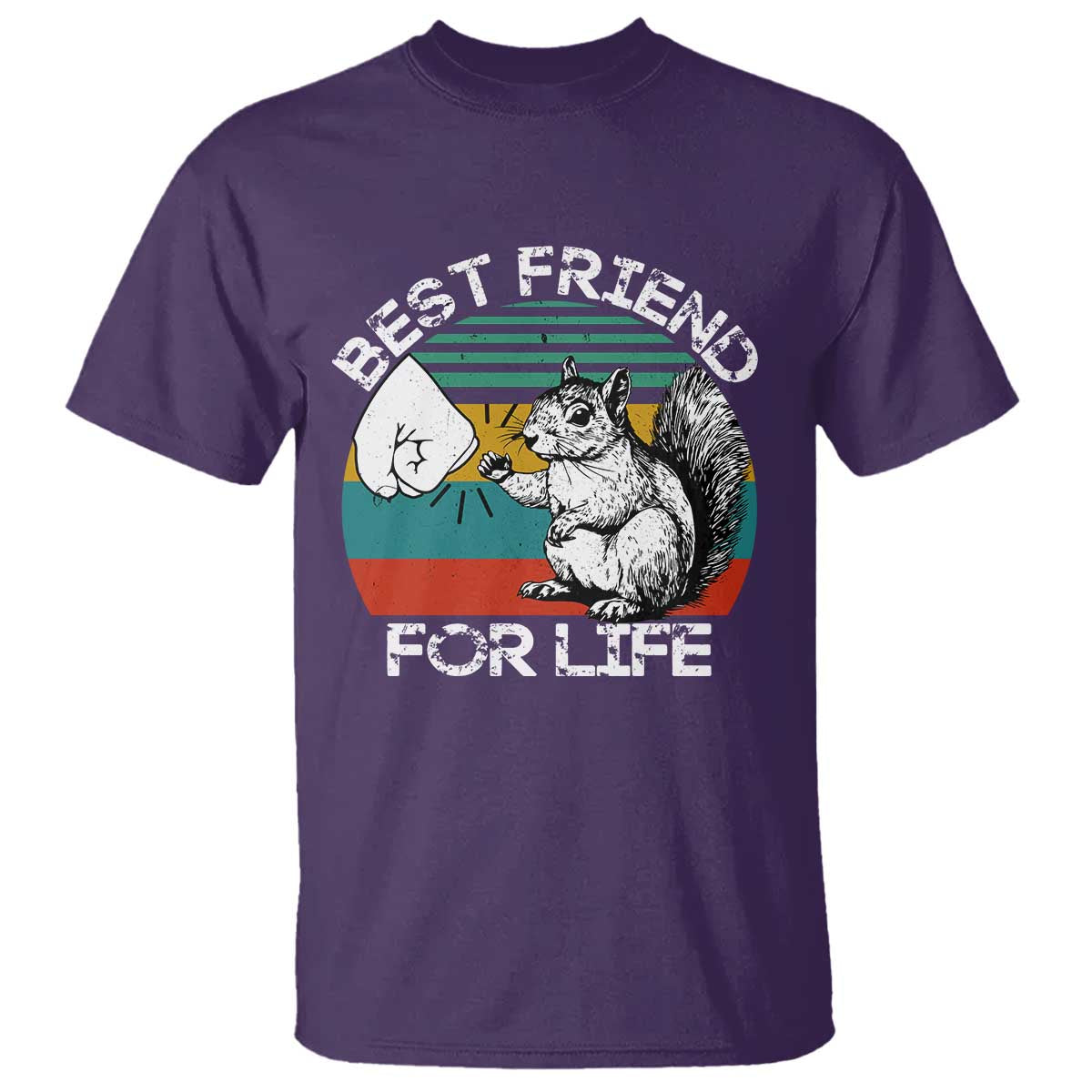 Squirrel Lover T Shirt Funny Vintage Squirrel Gift Best Friend For Life