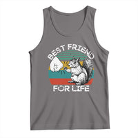 Squirrel Lover Tank Top Funny Vintage Squirrel Gift Best Friend For Life