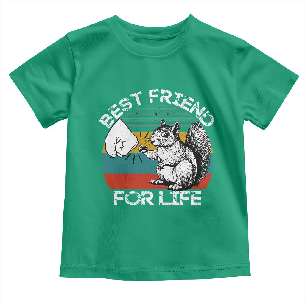 Squirrel Lover Toddler T Shirt Funny Vintage Squirrel Gift Best Friend For Life