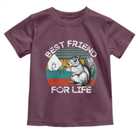 Squirrel Lover Toddler T Shirt Funny Vintage Squirrel Gift Best Friend For Life
