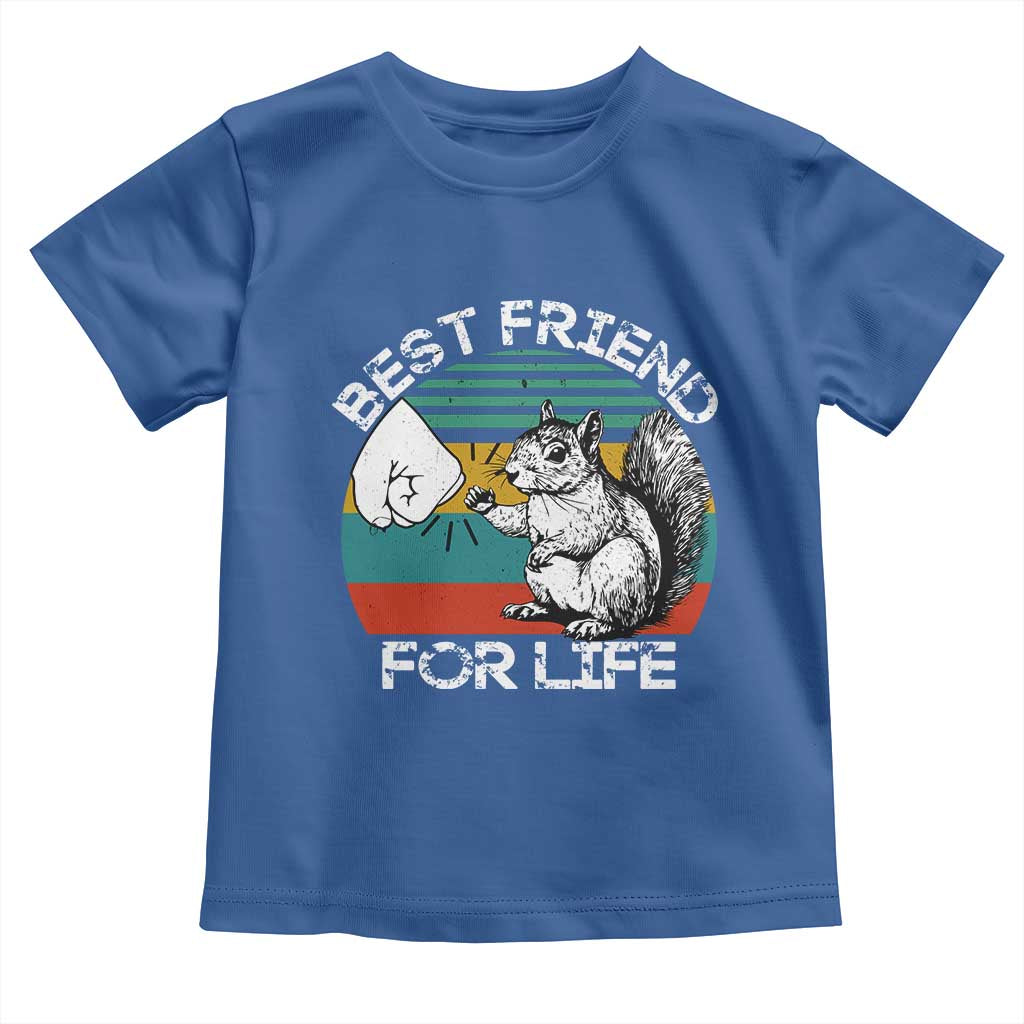 Squirrel Lover Toddler T Shirt Funny Vintage Squirrel Gift Best Friend For Life