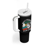 Squirrel Lover Tumbler With Handle Funny Vintage Squirrel Gift Best Friend For Life