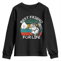 Squirrel Lover Youth Sweatshirt Funny Vintage Squirrel Gift Best Friend For Life