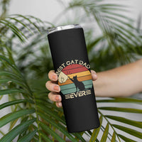 Best Cat Dad Ever Skinny Tumbler Funny Cat Lover Gift Fathers Day - Wonder Print Shop