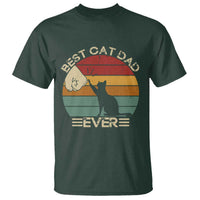 Best Cat Dad Ever T Shirt Funny Cat Lover Gift Fathers Day - Wonder Print Shop
