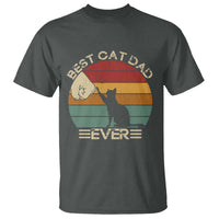 Best Cat Dad Ever T Shirt Funny Cat Lover Gift Fathers Day - Wonder Print Shop
