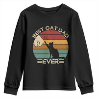 Best Cat Dad Ever Youth Sweatshirt Funny Cat Lover Gift Fathers Day - Wonder Print Shop