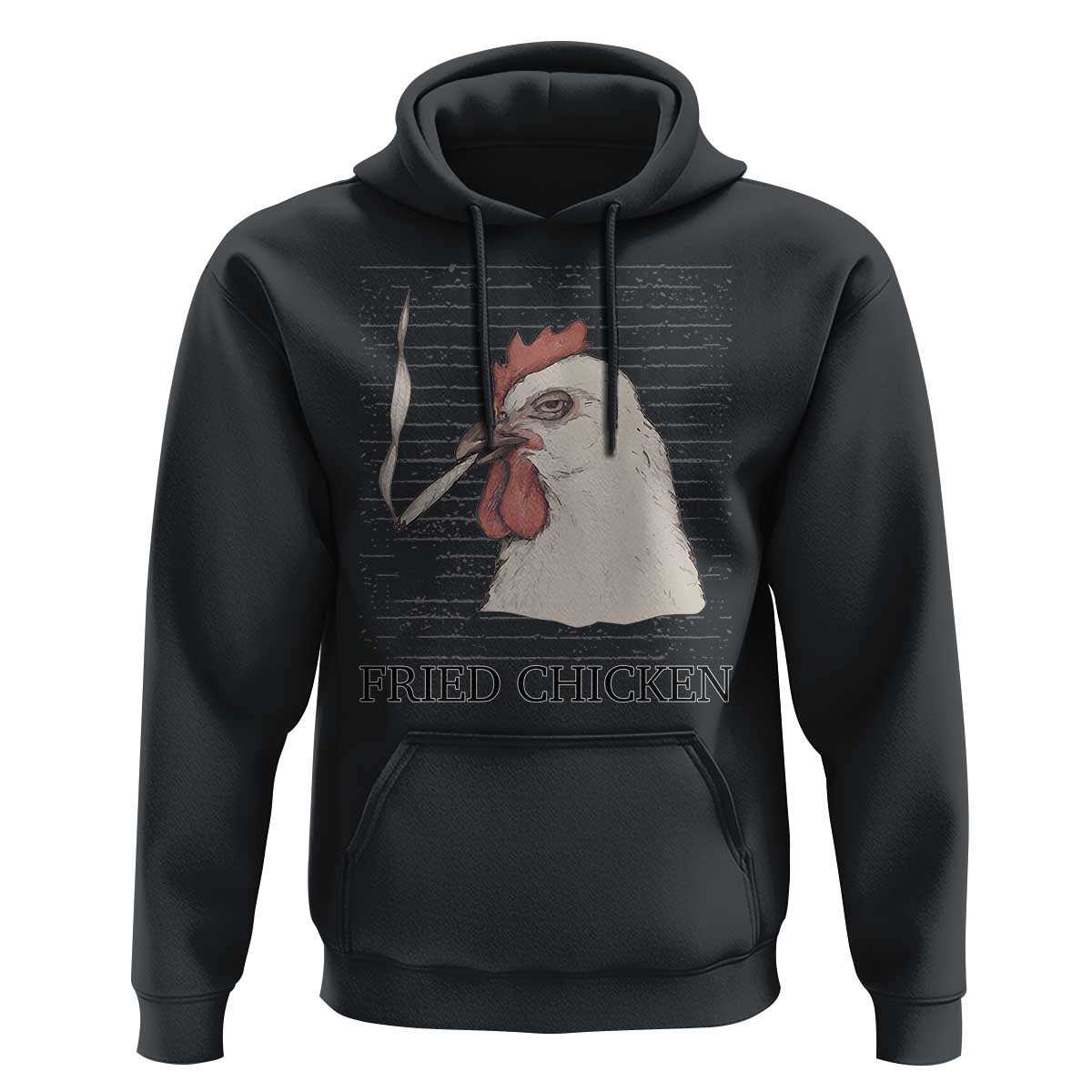 Fried Chicken 420 Hoodie Funny Weed Stoner Cannabis