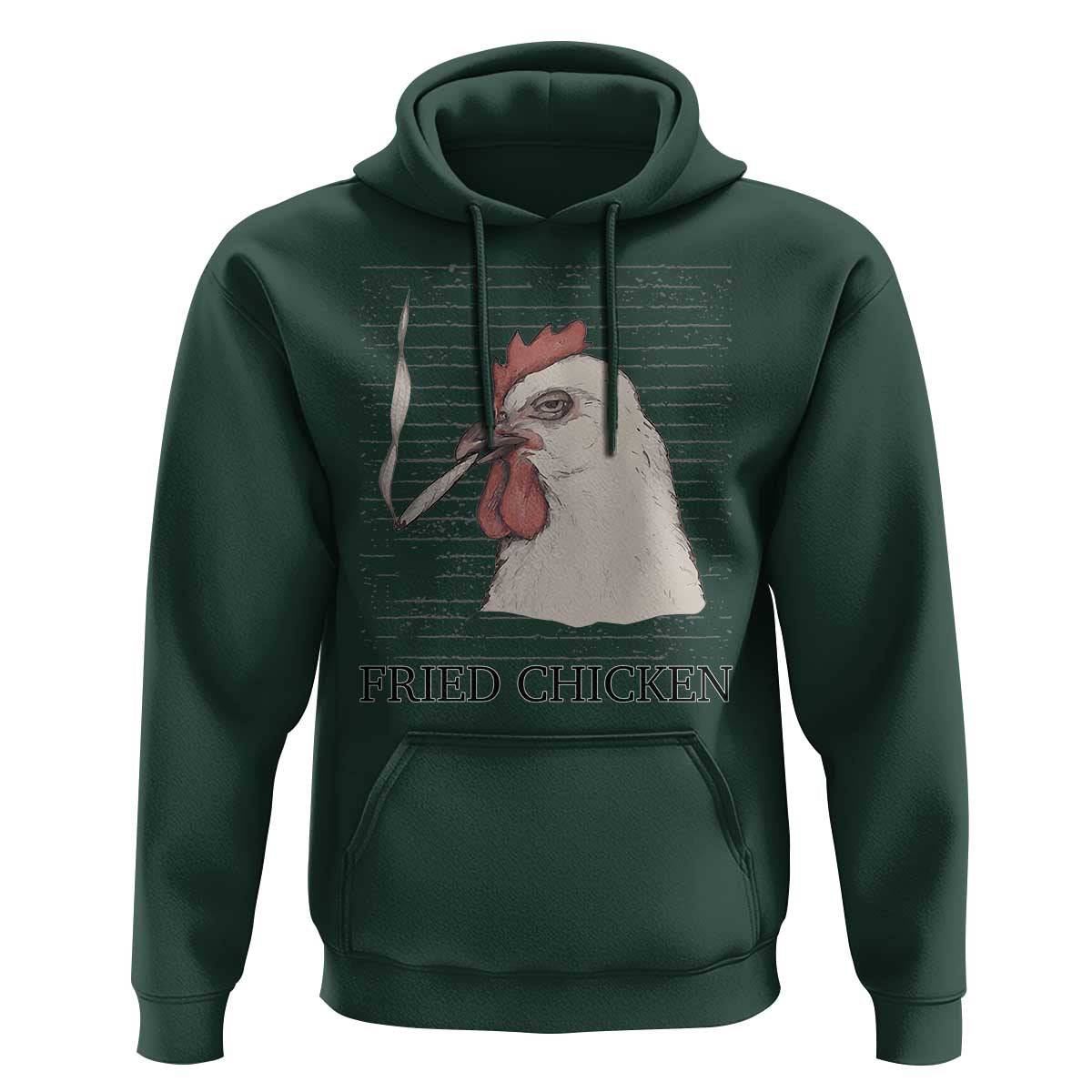 Fried Chicken 420 Hoodie Funny Weed Stoner Cannabis