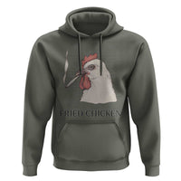 Fried Chicken 420 Hoodie Funny Weed Stoner Cannabis