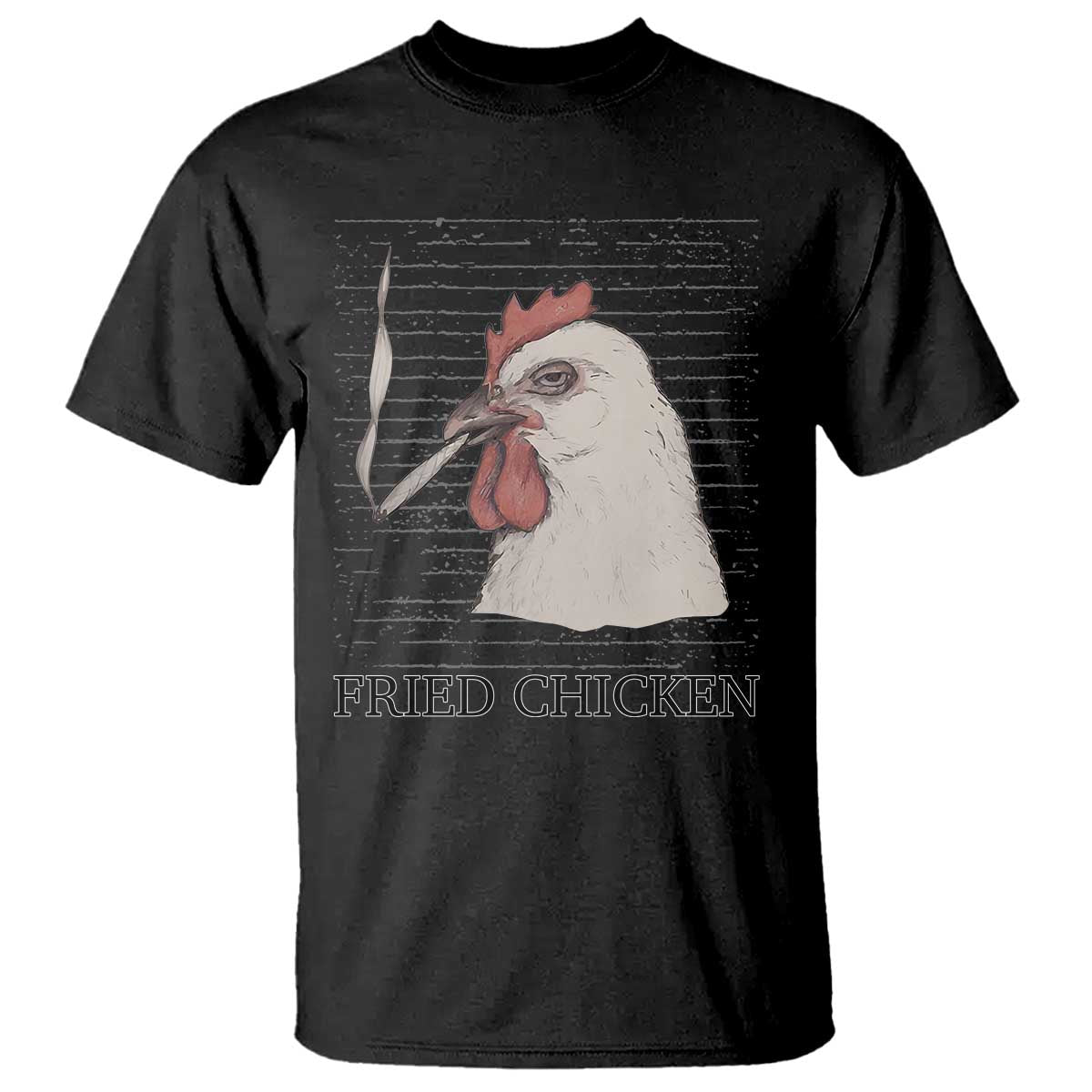 Fried Chicken 420 T Shirt Funny Weed Stoner Cannabis - Wonder Print Shop