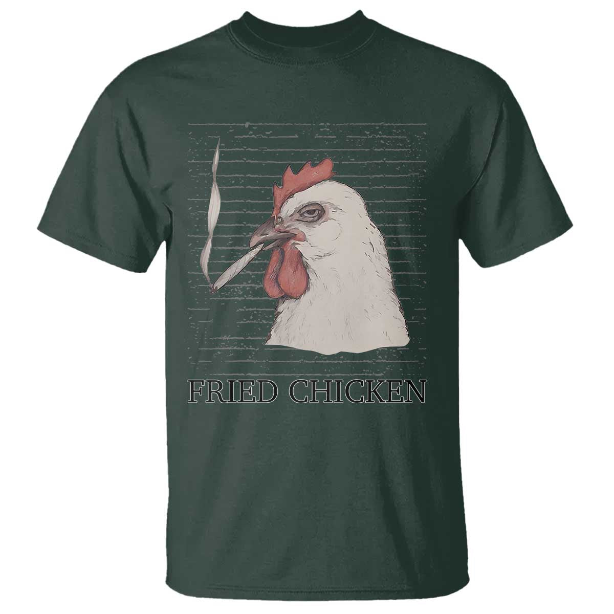 Fried Chicken 420 T Shirt Funny Weed Stoner Cannabis - Wonder Print Shop