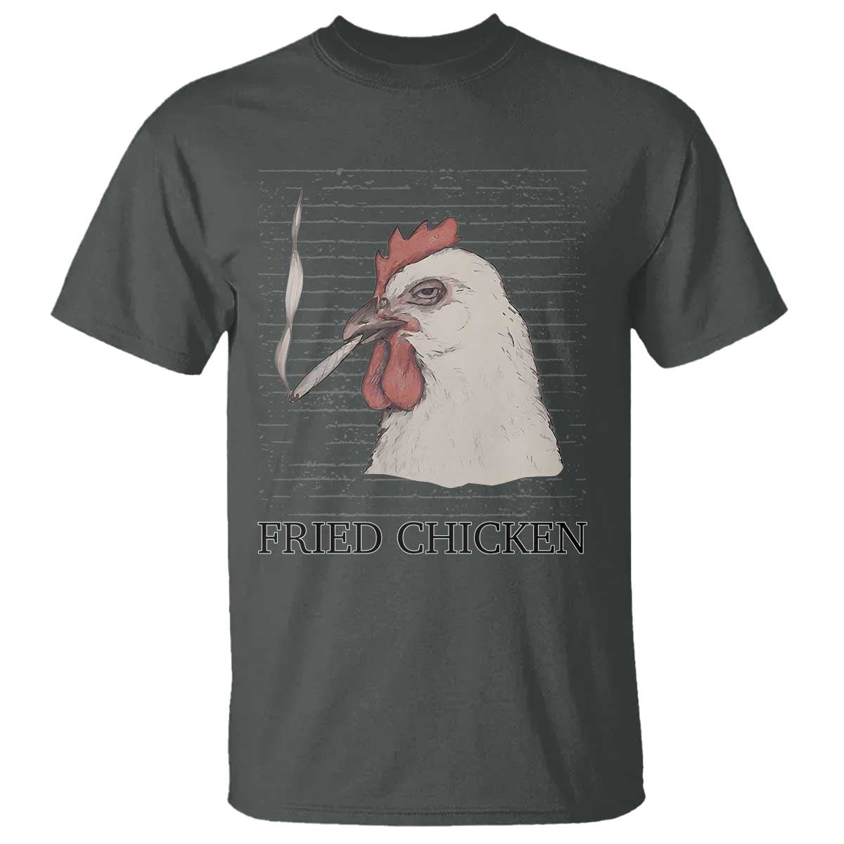 Fried Chicken 420 T Shirt Funny Weed Stoner Cannabis - Wonder Print Shop