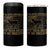 Deer Hunting 4 in 1 Can Cooler Tumbler Im Into Fitness Fit Ness Deer Freezer Camo American Flag - Wonder Print Shop
