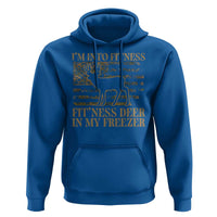 Deer Hunting Hoodie Im Into Fitness Fit Ness Deer Freezer Camo American Flag - Wonder Print Shop