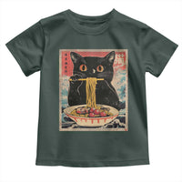 Japanese Ramen Toddler T Shirt Funny Graphic Tees Foodies Kawaii Cat Anime Gifts