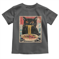 Japanese Ramen Toddler T Shirt Funny Graphic Tees Foodies Kawaii Cat Anime Gifts