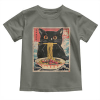 Japanese Ramen Toddler T Shirt Funny Graphic Tees Foodies Kawaii Cat Anime Gifts
