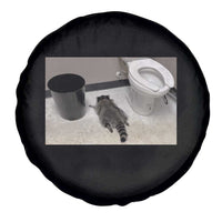 Funny Drunk Raccoon Spare Tire Cover Vintage Liquor Store Trash Panda Memes - Wonder Print Shop