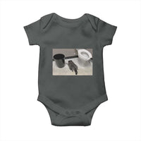 Funny Drunk Raccoon Baby Onesie Vintage Liquor Store Trash Panda Memes - Wonder Print Shop