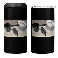 Funny Drunk Raccoon 4 in 1 Can Cooler Tumbler Vintage Liquor Store Trash Panda Memes - Wonder Print Shop