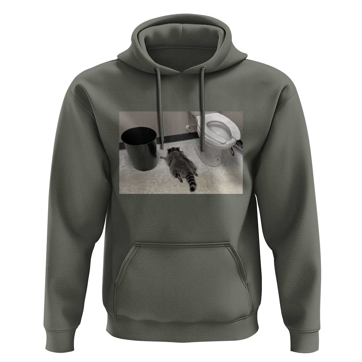 Funny Drunk Raccoon Hoodie Vintage Liquor Store Trash Panda Memes - Wonder Print Shop