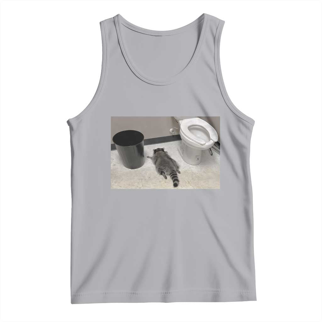 Funny Drunk Raccoon Tank Top Vintage Liquor Store Trash Panda Memes - Wonder Print Shop
