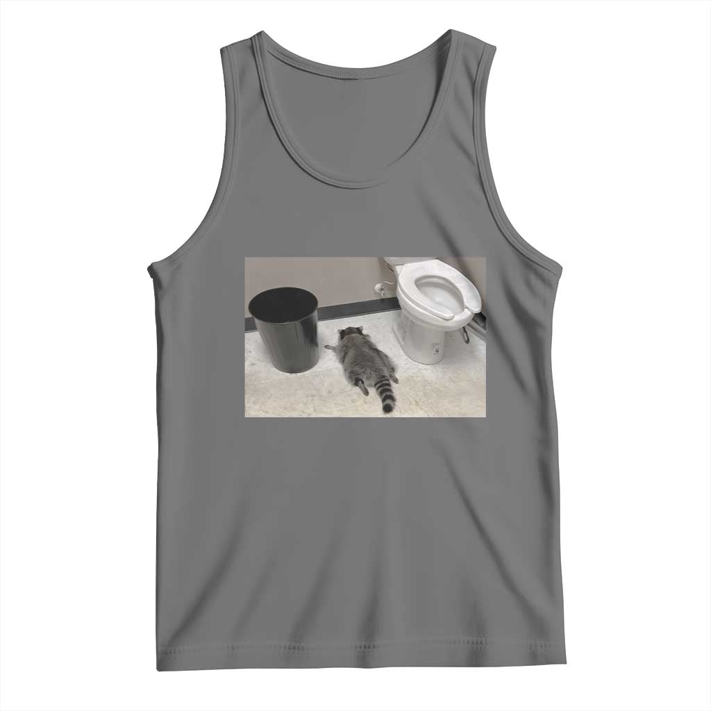 Funny Drunk Raccoon Tank Top Vintage Liquor Store Trash Panda Memes - Wonder Print Shop