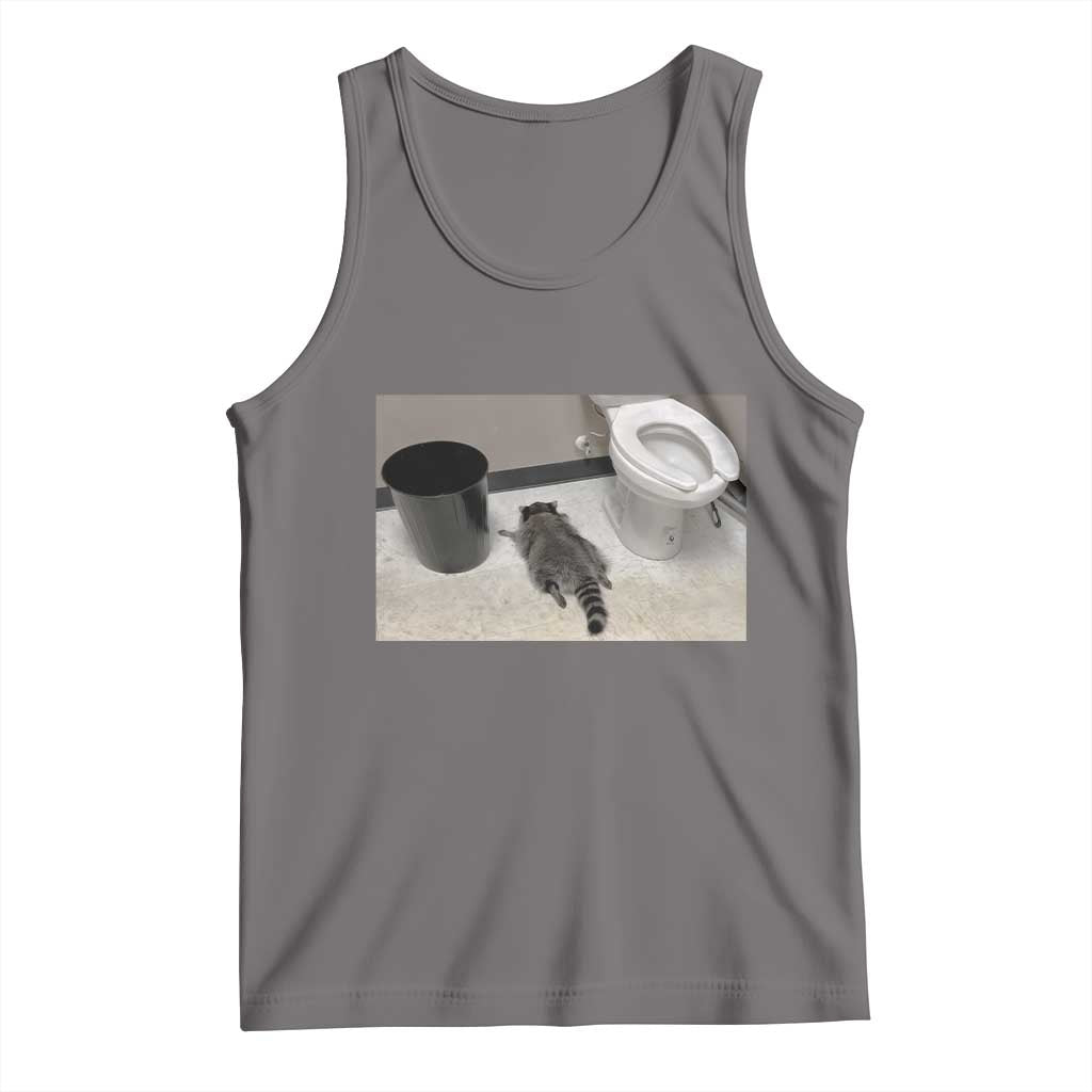 Funny Drunk Raccoon Tank Top Vintage Liquor Store Trash Panda Memes - Wonder Print Shop